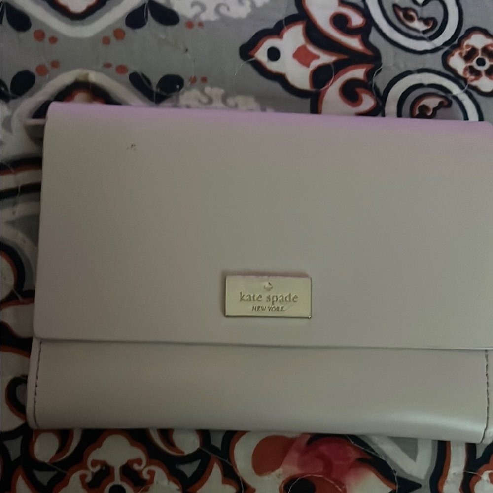 Kate Spade White Clutch Wallet